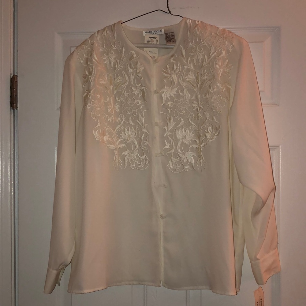 Ivory blouse